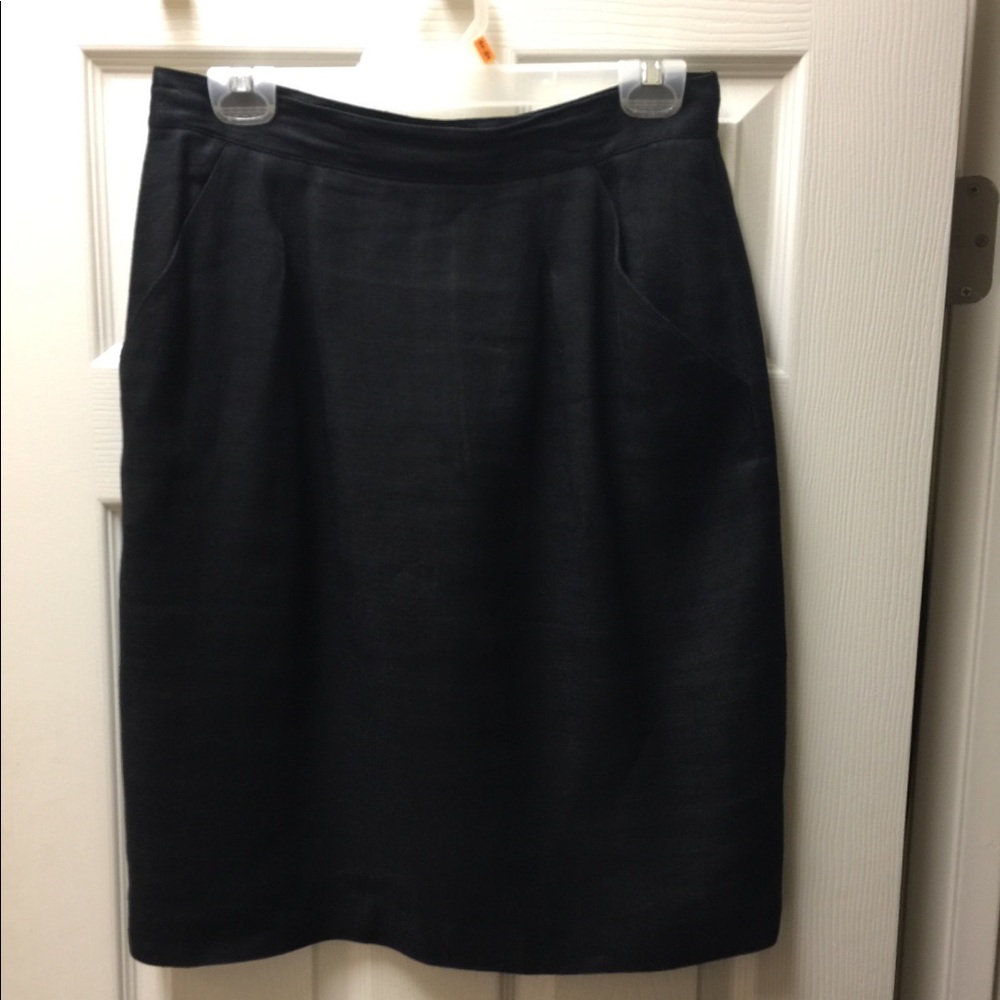 Liz Claiborne Linen Skirt Size 12 Lined!